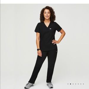 FIGS YOLA SKINNY SCRUB PANTS, LARGE